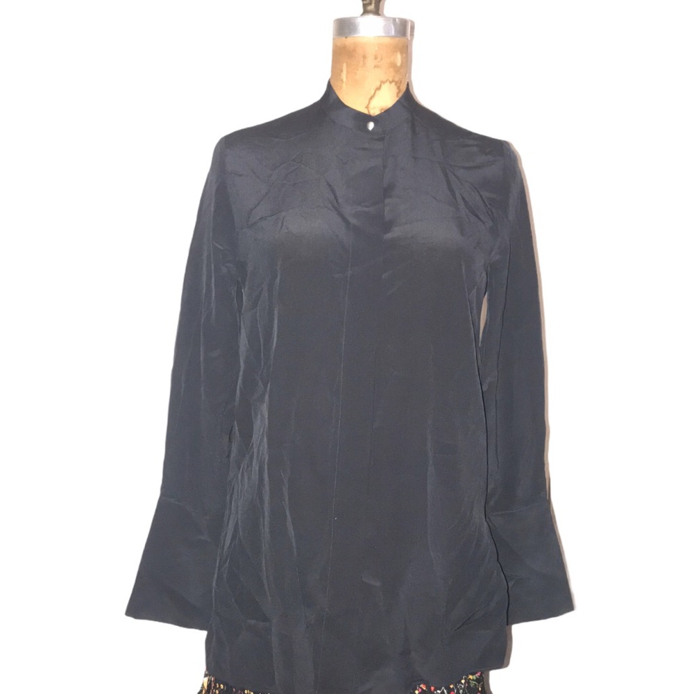 COS Nehru Silk Blouse